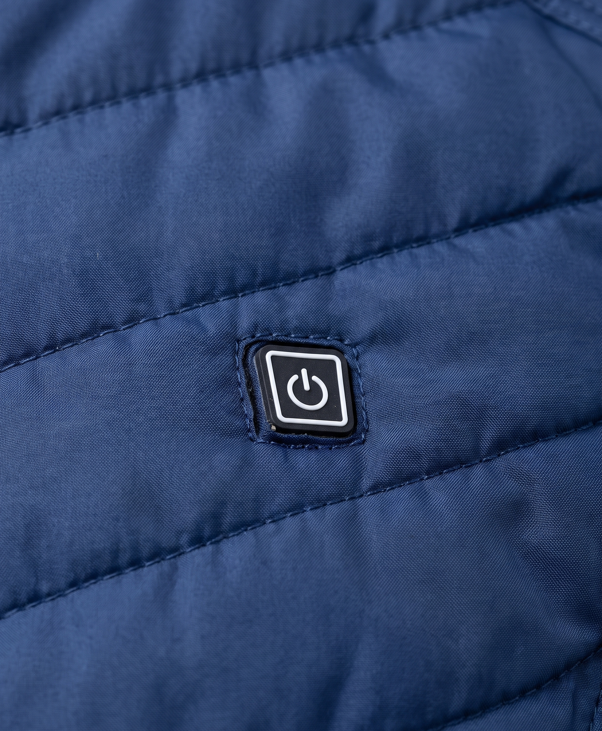 Women's Heated Vest, 4 Heating Zones, USB Powered, Lightweight Quilted, Stand Collar, for Walks & Commuting, Navy Blue