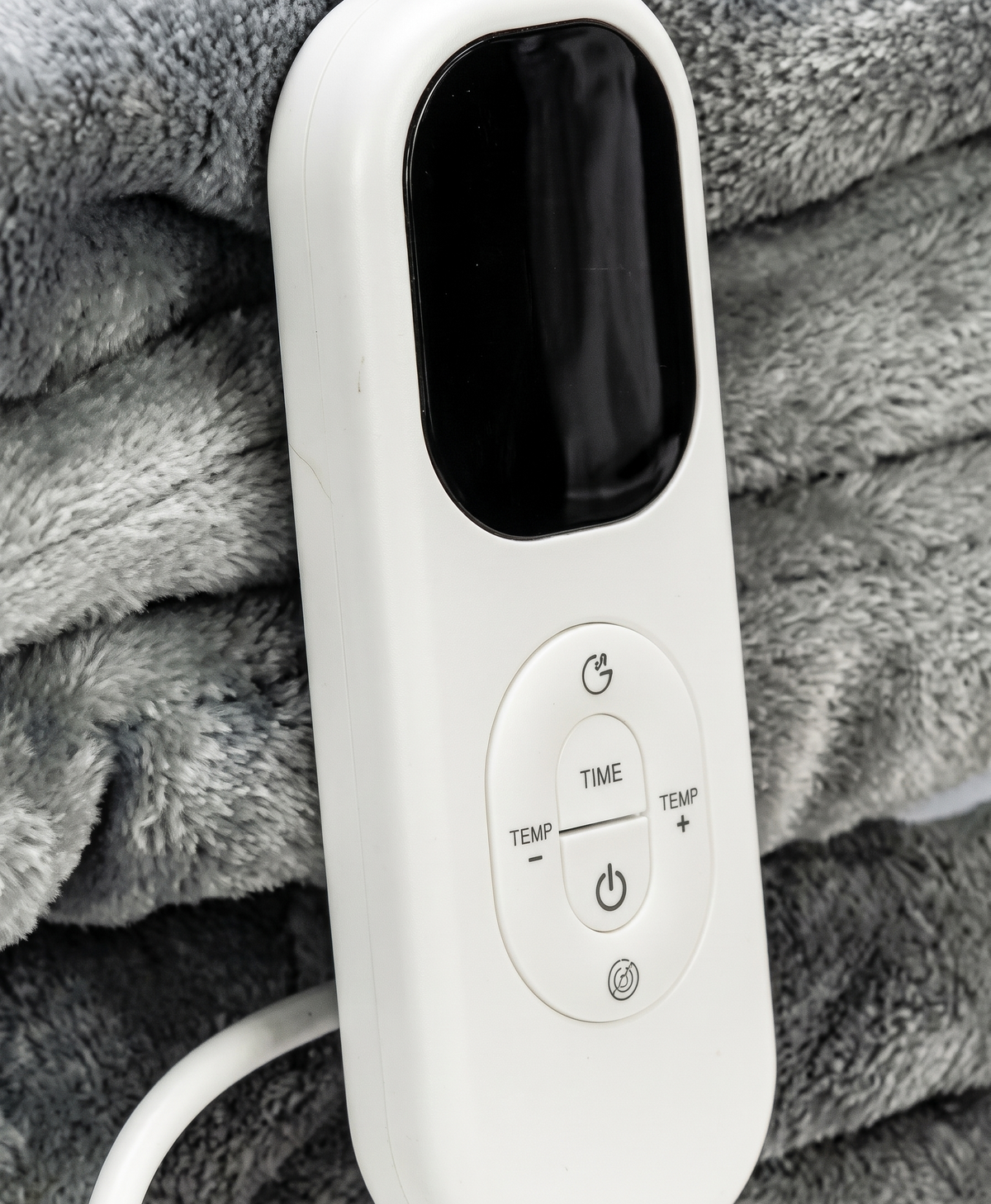 Women's Electric Heated Blanket, Double-Layer Throw, 6 Heat Settings, Timer, Machine Washable, for Couch, Bed & Office, Gray