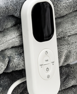Women's Electric Heated Blanket, Double-Layer Throw, 6 Heat Settings, Timer, Machine Washable, for Couch, Bed & Office, Gray