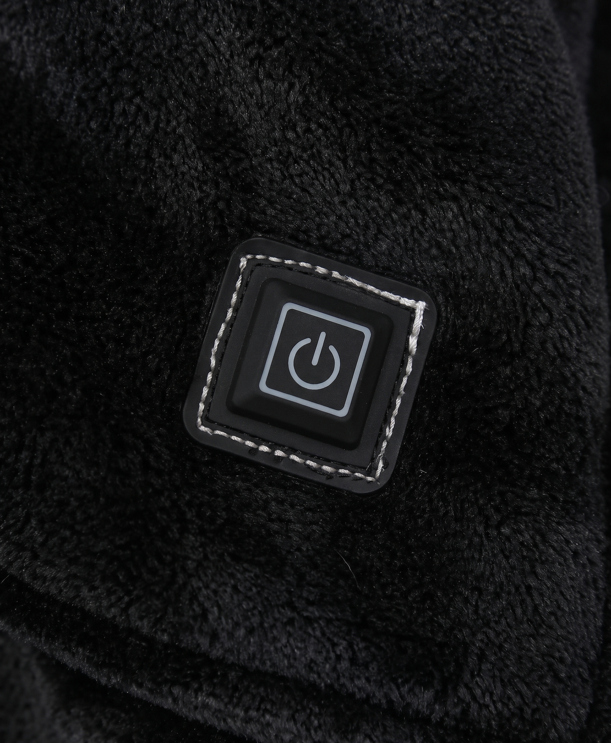 Women's Heated Wearable Blanket Hoodie, USB Powered, 3 Heat Levels, Oversized Sherpa Flannel, for Home & Lounging, Black