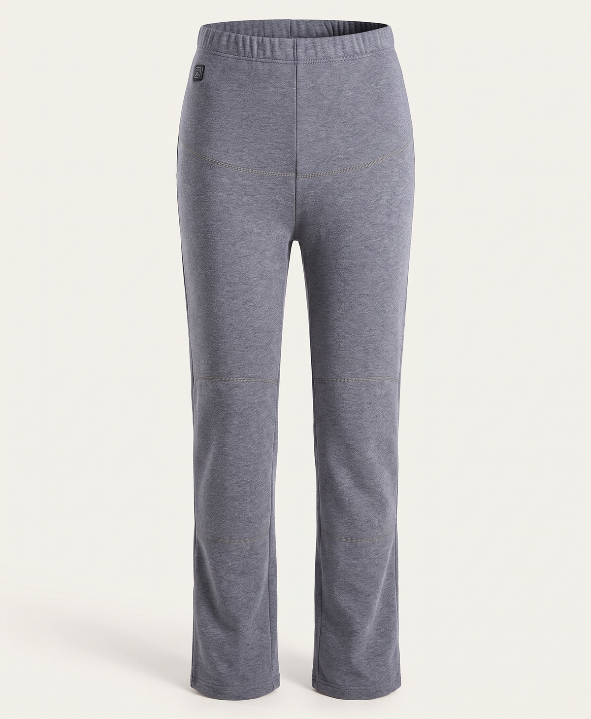 Women's Heated Thermal Pants, Double-Layer Plush Cotton Base Layer Leggings, Long Johns, for Winter & Outdoor Wear, Grey