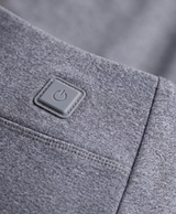 Women's Heated Thermal Pants, Double-Layer Plush Cotton Base Layer Leggings, Long Johns, for Winter & Outdoor Wear, Grey