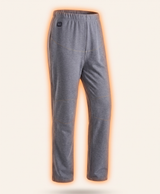 Women's Heated Thermal Pants, Double-Layer Plush Cotton Base Layer Leggings, Long Johns, for Winter & Outdoor Wear, Grey