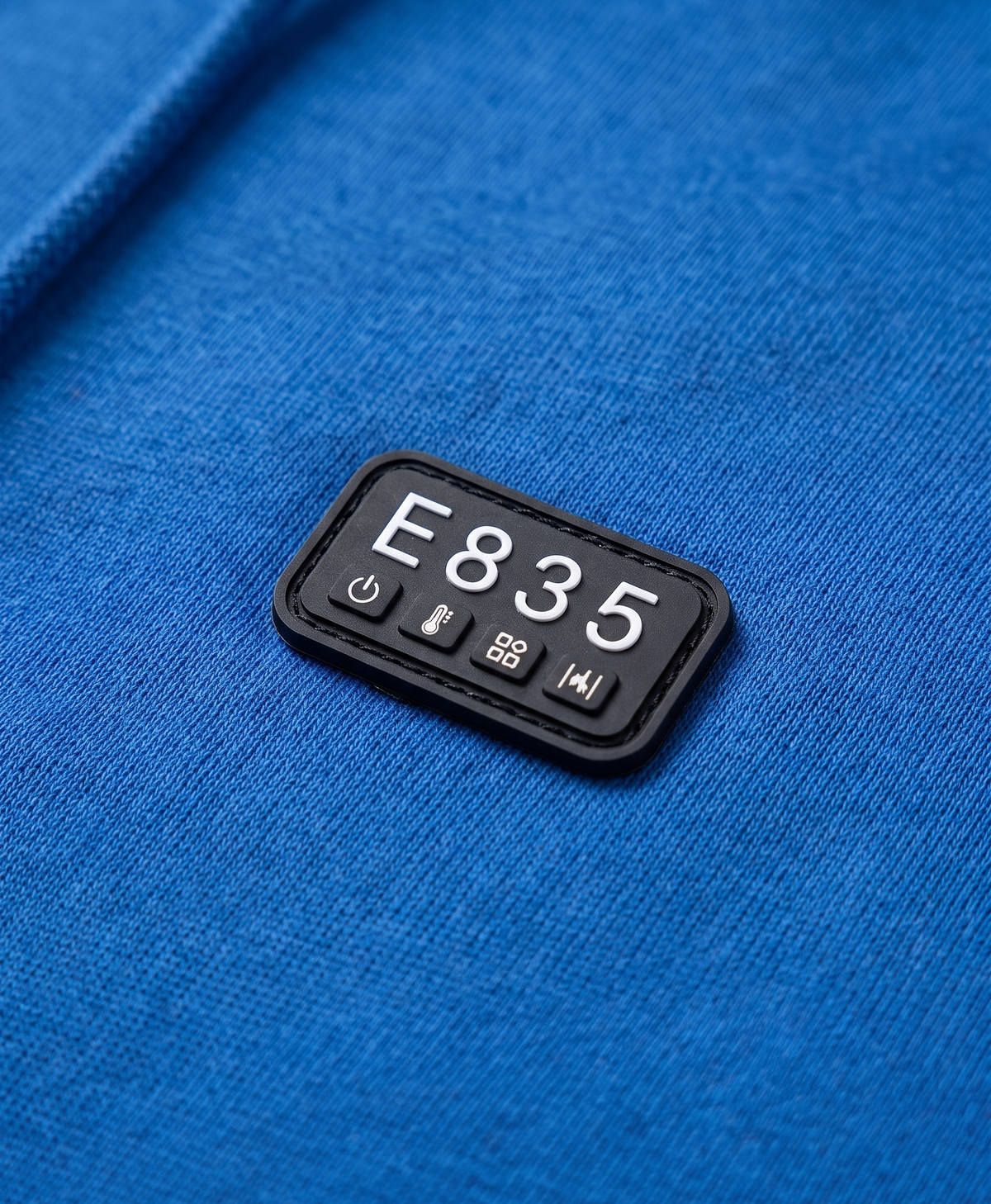 Men's Heated Hoodie, 31 Heating Zones, 4-Zone Control, 3 Heat Levels, Washable Fleece, Battery Options, Sapphire Blue