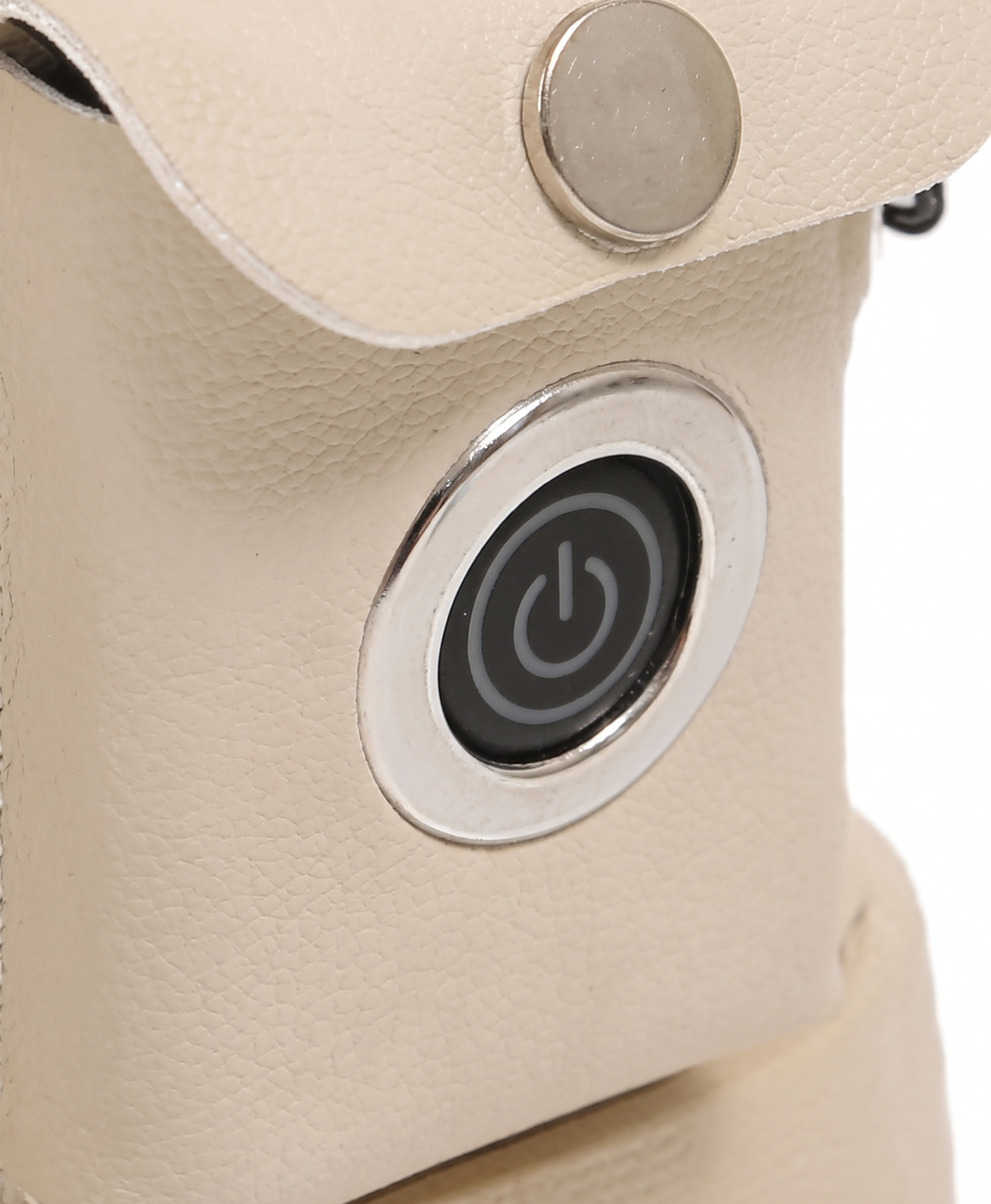 Women's Heated Snow Boots, USB Powered, 3 Heat Levels, Thick Fleece-Lined, Power Bank Pocket, for Winter Walks, Beige