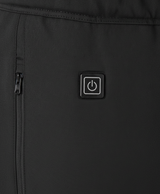 Women's Heated Pants, USB Powered, 12 Carbon Fiber Zones, 3 Heat Levels, Plush-Lined, Washable, for Skiing & Hiking, Black