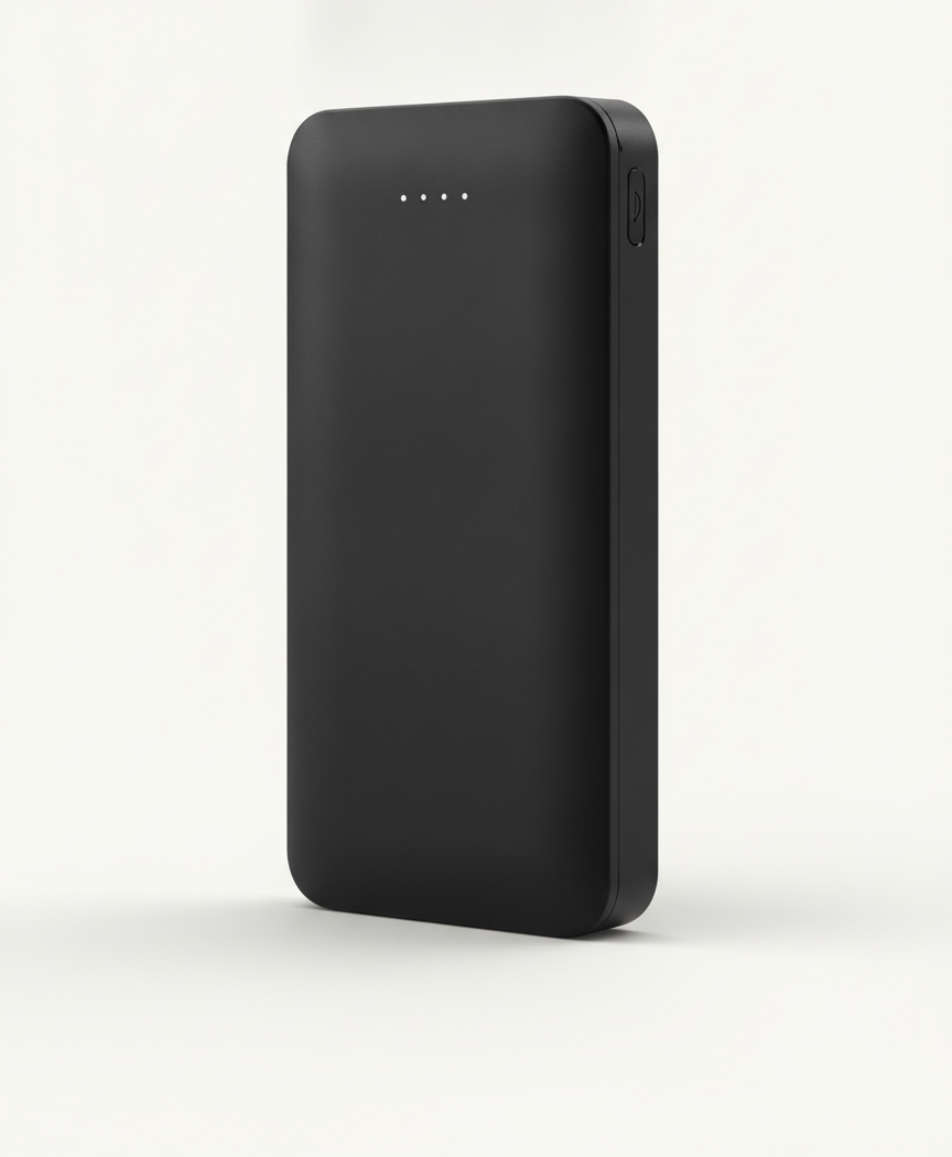 10000mAh Power Bank for Heated Gear, Slim USB Battery Pack for Heated Jackets, Vests, Scarves & Gloves, Phone Charger, Black